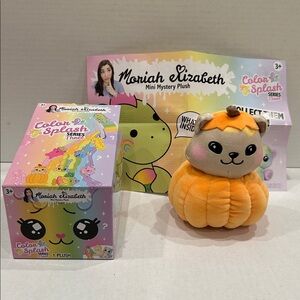 Moriah Elizabeth Series 3 Color Splash Pumpy the Pupkin Mini Plush–Open Box, New